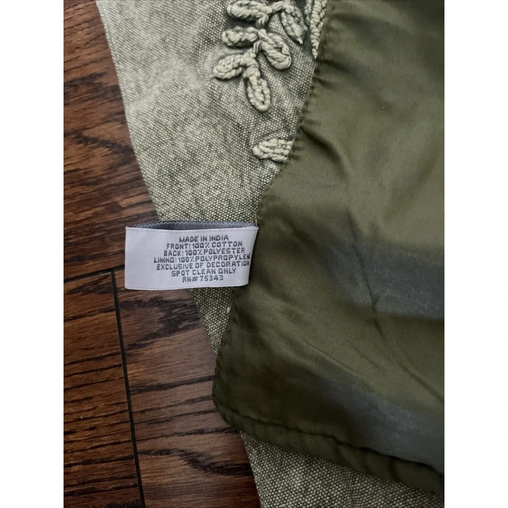 RACHEL ASHWELL THE FARMHOUSE TABLE RUNNER PUMPKINS GREEN 14 X 44 NWOT